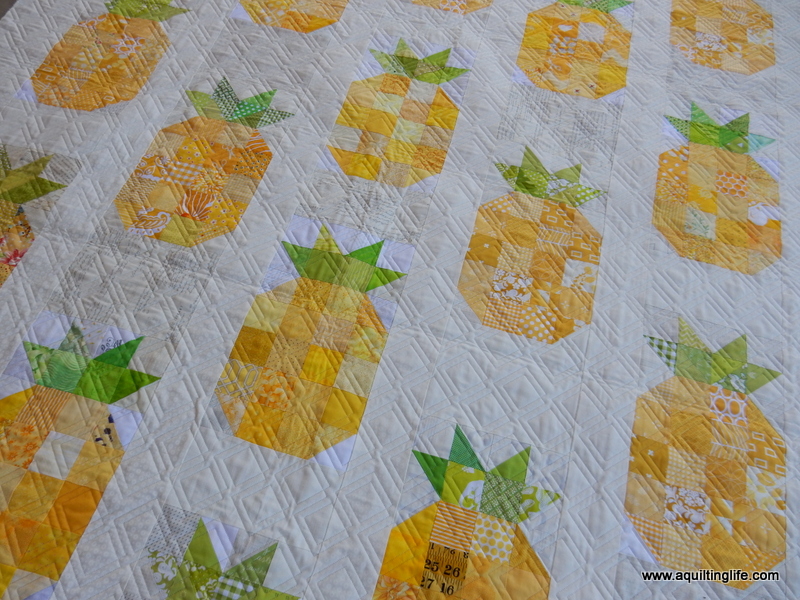 Pineapple Quilt Finish A Quilting Life a quilt blog