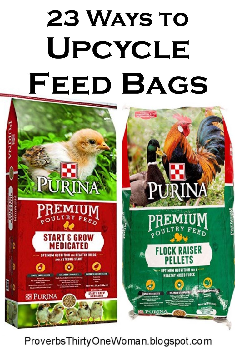 25 ways to use empty feed bags  Murano Chicken Farm