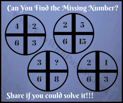 Can you find missing number in circle quickly?