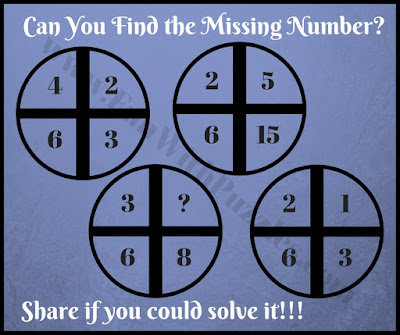 Can you find missing number in circle quickly?