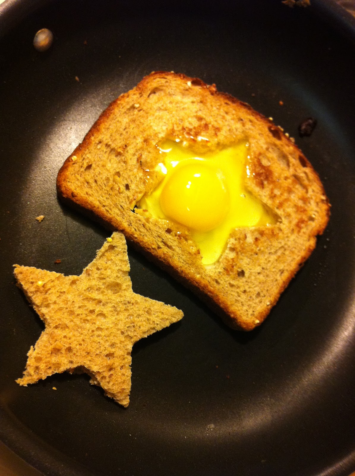 Flat Footed Foodies Starry Egg Toast
