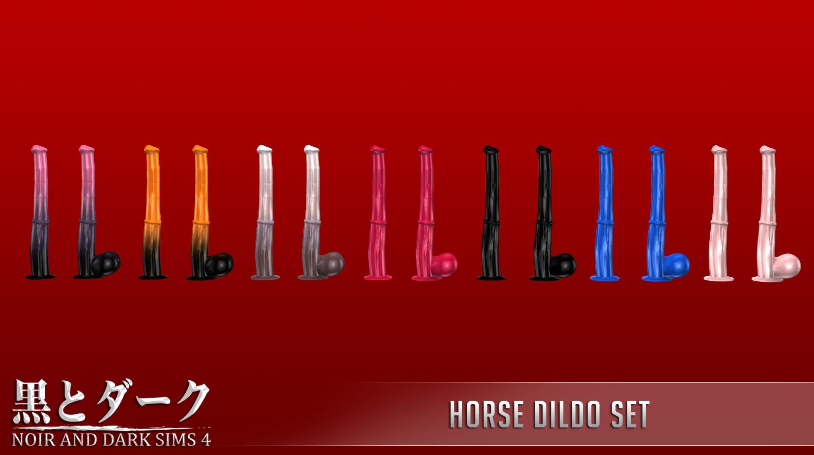 Ts4 Horse Dildo Set Noir And Dark Sims Adult World