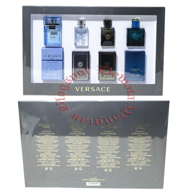 Versace Travel Collection For Men Miniature Set