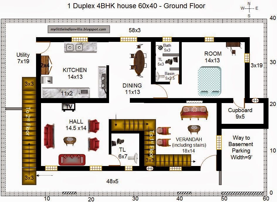 19 Unique West Facing House Plans For 60X40 Site