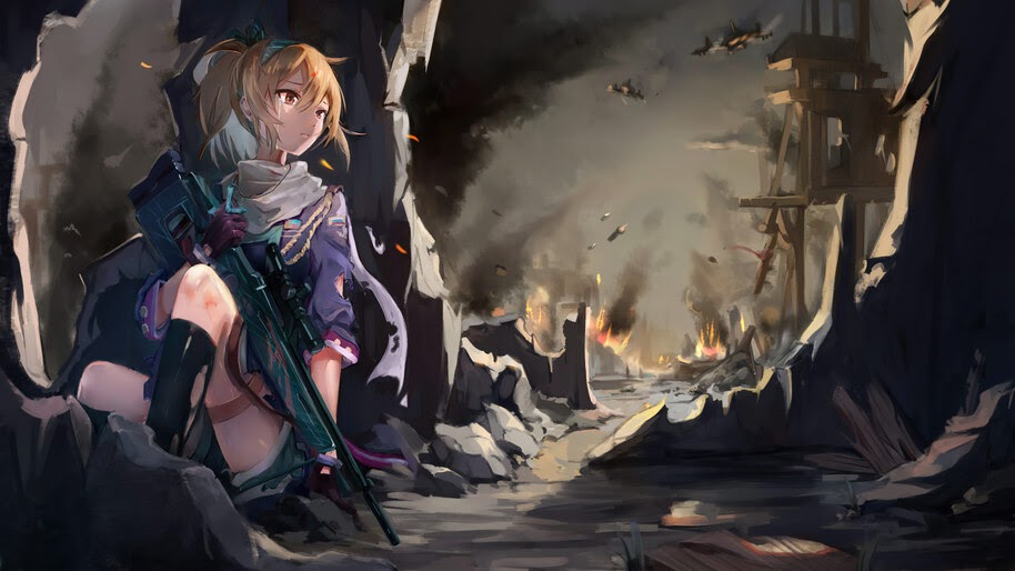 Anime, Girls Frontline, SV-98, Sniper, Rifle, 4K, #6.1099
