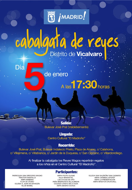Cabalgata de Reyes de Vicálvaro, 5 enero 2014
