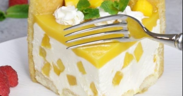 No Bake Mango Cheesecake - Recipes Food