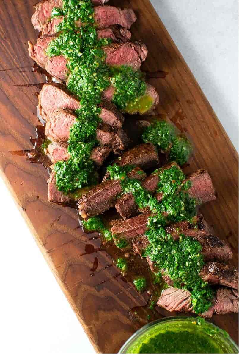 Sirloin Steak with Chimichurri Sauce Recipe Sirloin Steak with Chimichurri Sauce Recipe
