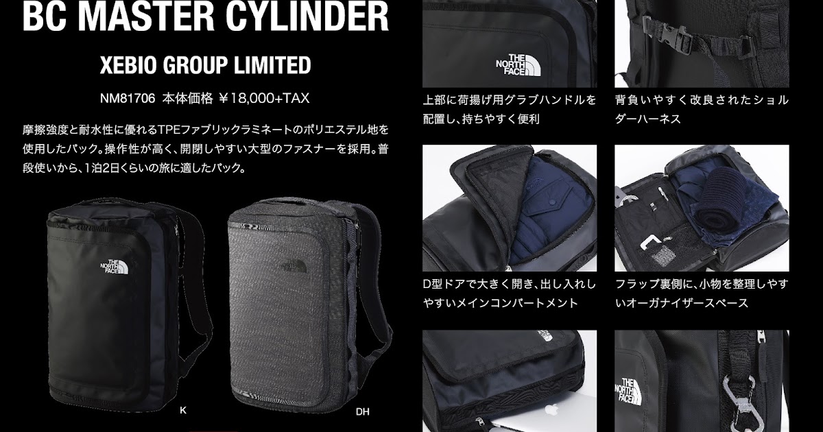 THE NORTH FACE BC MASTER CYLINDER