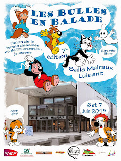 Salon de la BD et de l'illustration jeunesse Les Bulles en Balade de Luisant - 6 et 7 juin 2015