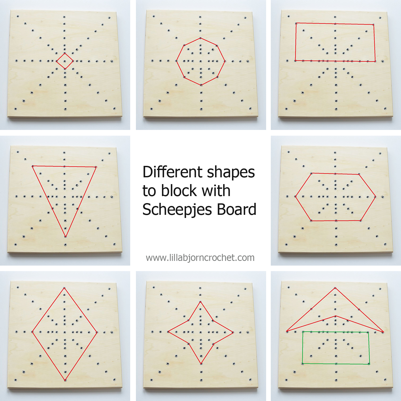 Why and how to block crochet and knitted projects? LillaBjörn's