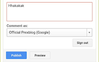 Google comment How to comment on prexblog