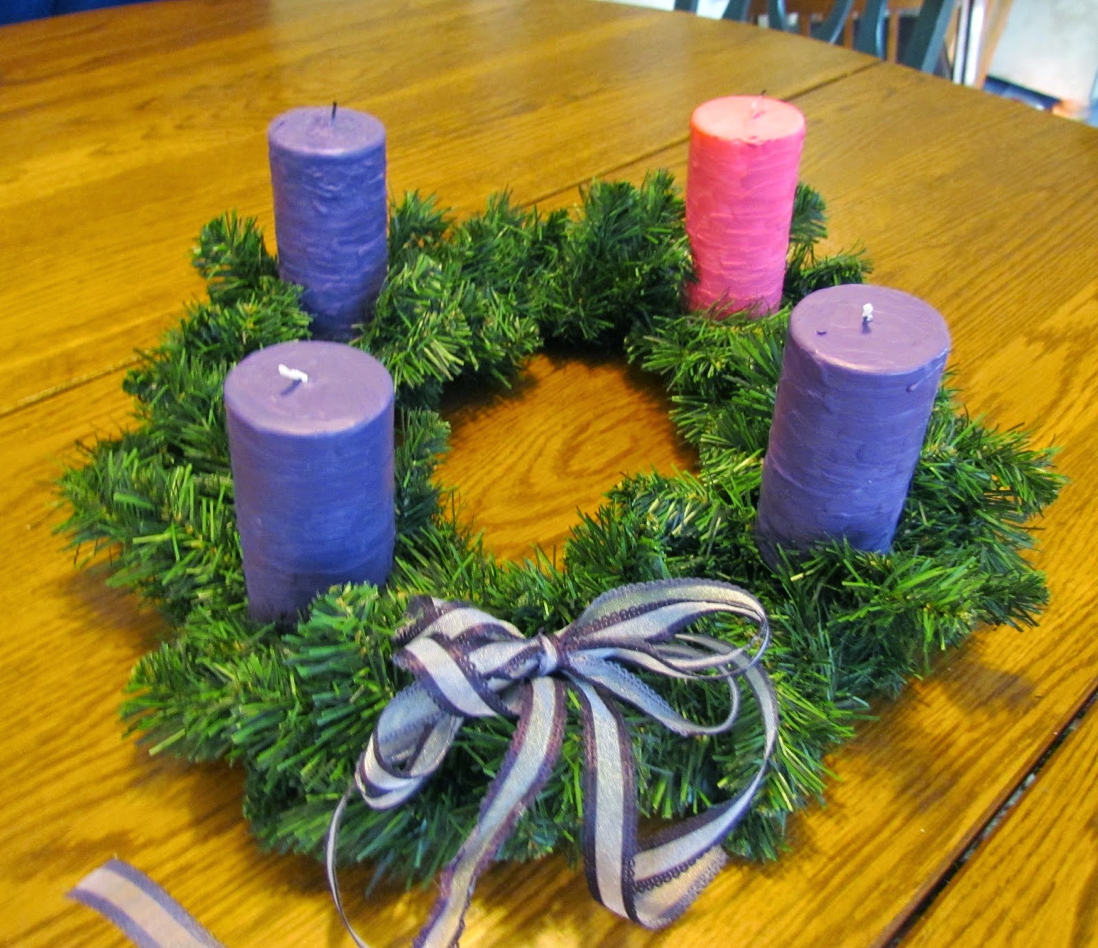 A Graceful Life DIY Sturdy Advent Candle Wreath
