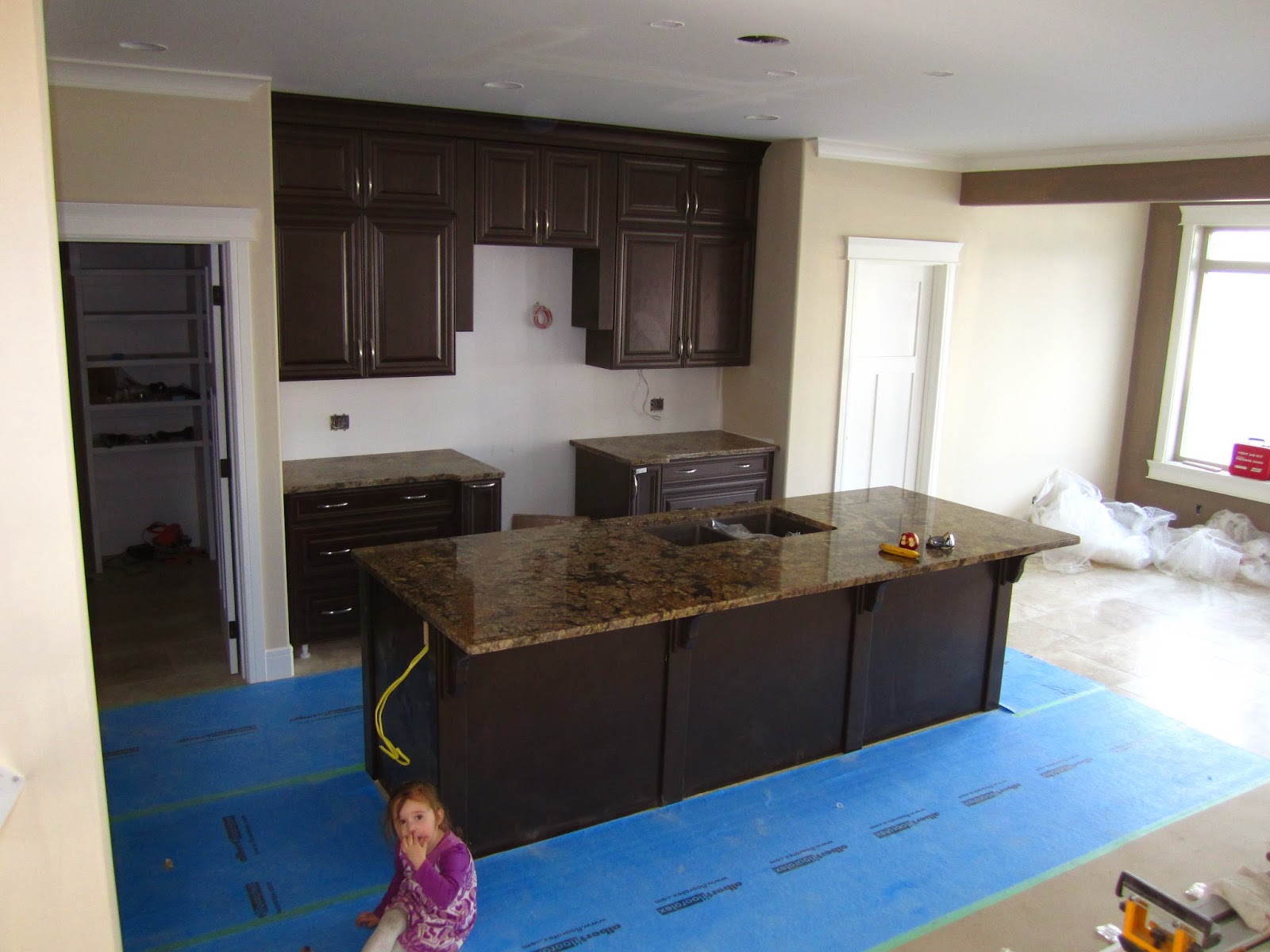 Building an infill in Westmount Granite and baseboard!