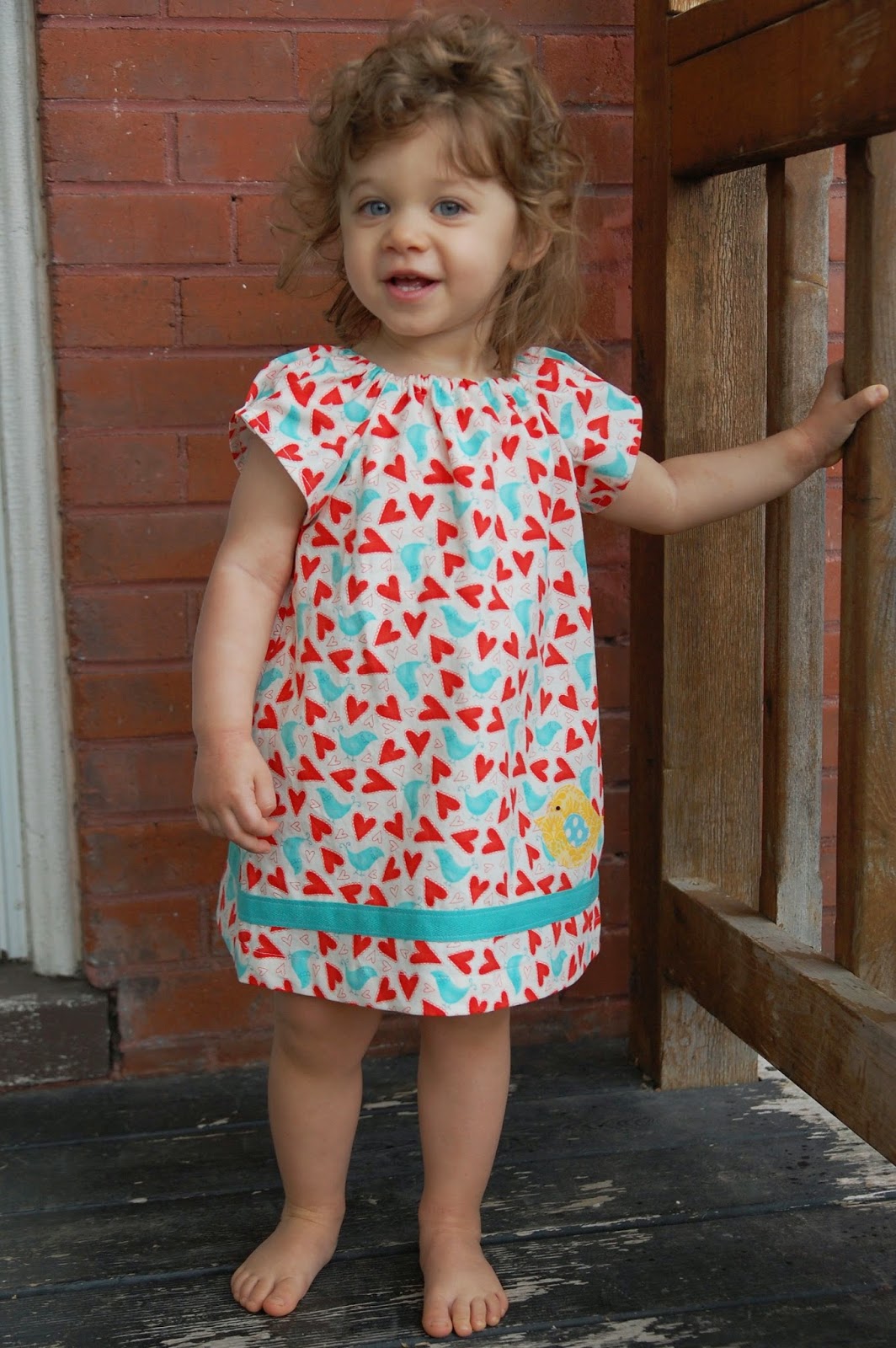 The Sweet Simple Dress-- as completed by my Pattern Testers.