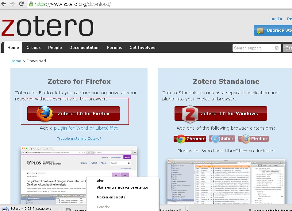 DOCUMENTOS EN LÍNEA GOOGLE DRIVE Zotero, HON CODE, WMC