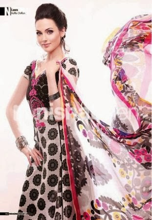 nishat long frocks