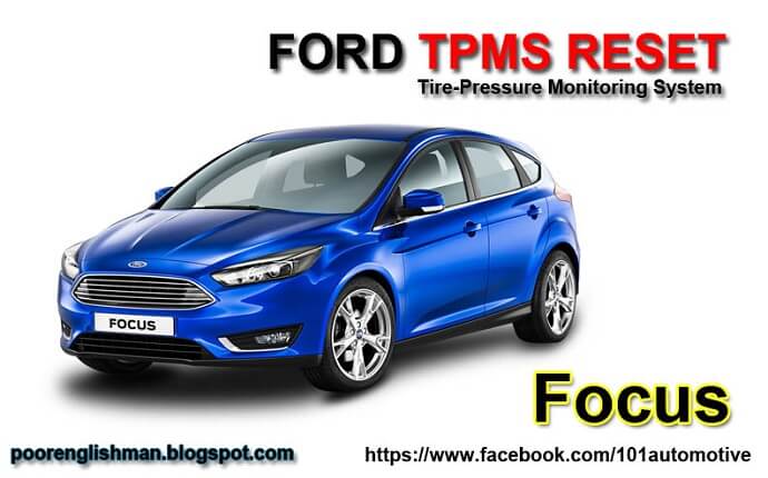 Ford Focus TPMS Reset Guide - Automotive Equipment Dealer Philippines