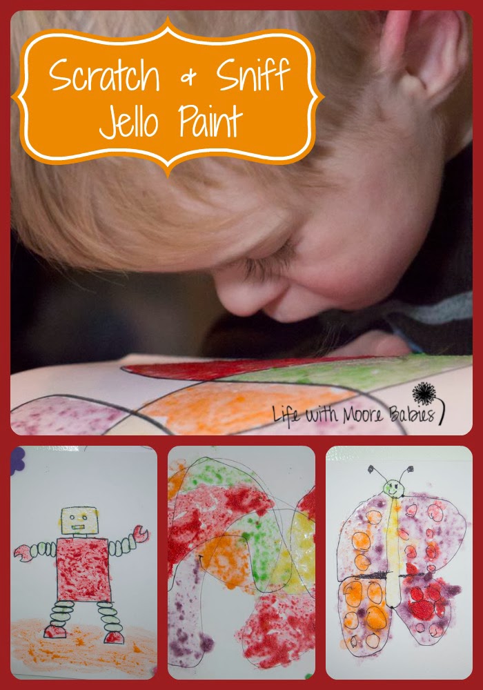 Scratch and Sniff Jello Paint