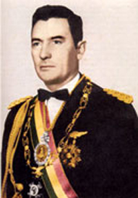 René Barrientos Ortuño (1919 - 1969): Presidente de Bolivia
