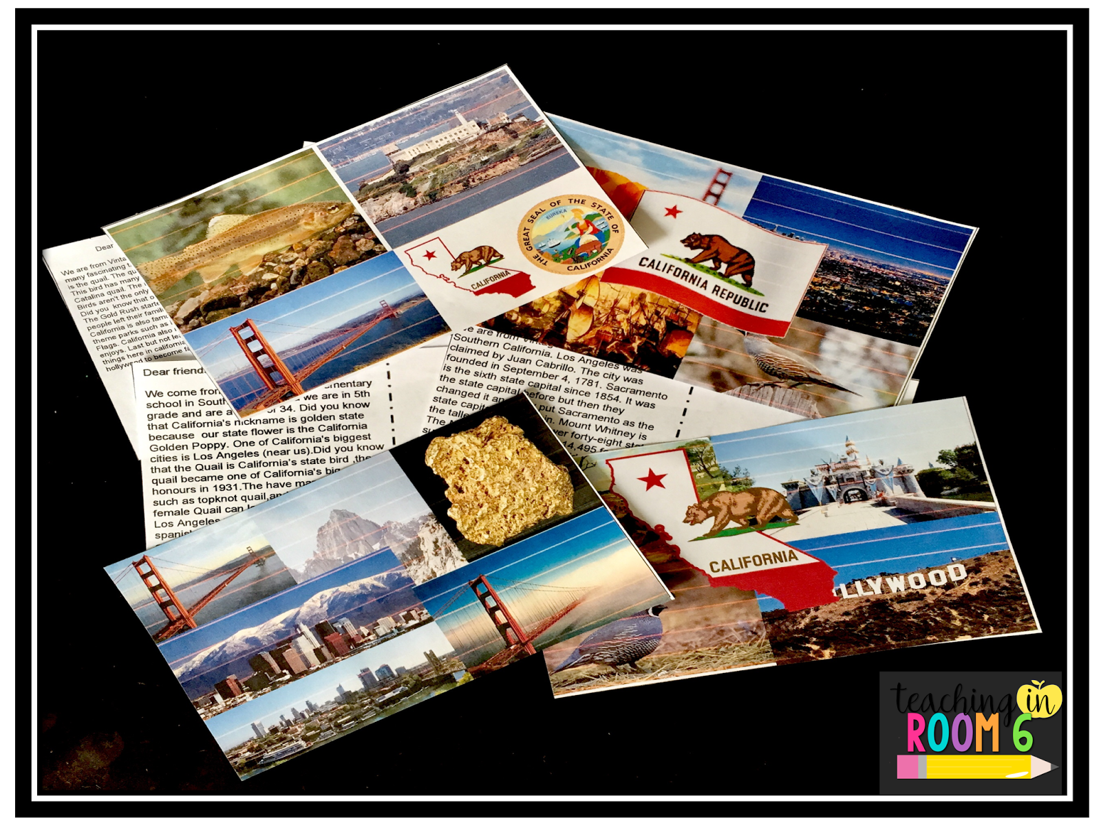 50 State Postcard Exchange Adding a Bit of Tech Teaching in Room 6