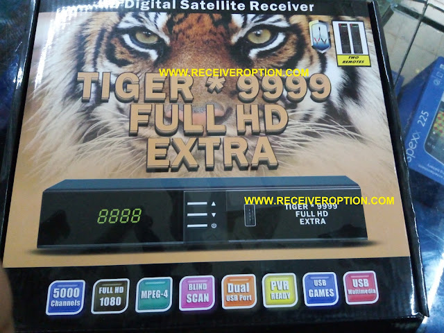 TIGER 9999 FULL HD EXTRA RECEIVER BISS KEY OPTION