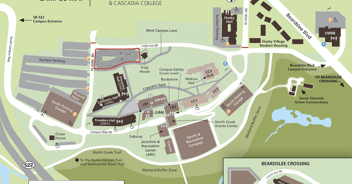 UW Bothell Campus Map