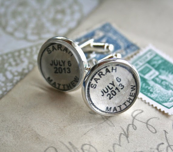 Bloomin Bouquets Creative Wedding Day Gift Ideas For Your Hubby Design Your Own Cufflinks With Wedding Date The Shape Of An Item Special To Him Or Something That S Significant You And Future Husband