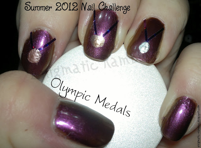 Enigmatic Rambles Summer Nail Challenge Olympic Medals