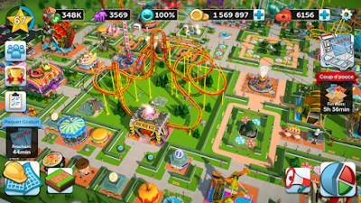 لعبة RollerCoaster Tycoon Touch كاملة للأندرويد، لعبة  RollerCoaster Tycoon Touch مكركة، لعبة RollerCoaster Tycoon Touch مود فري شوبينغ
