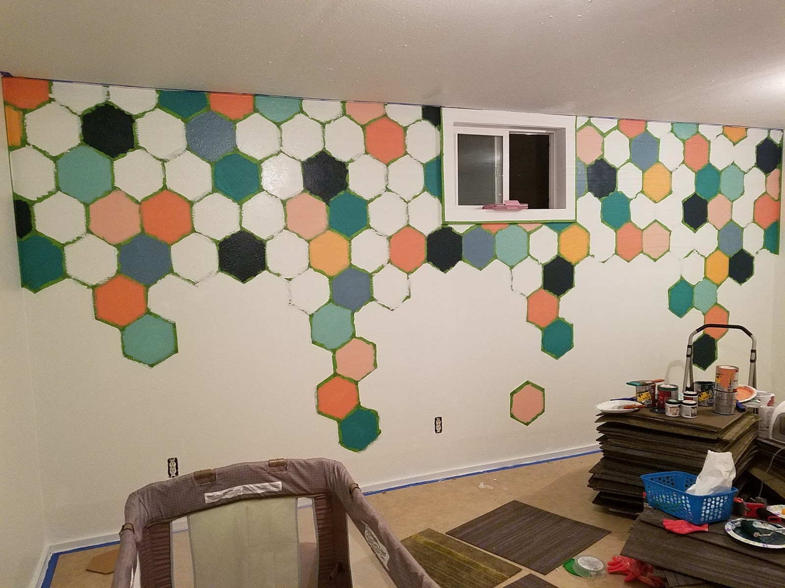 Made with Love that Can be Felt Painted Accent Wall