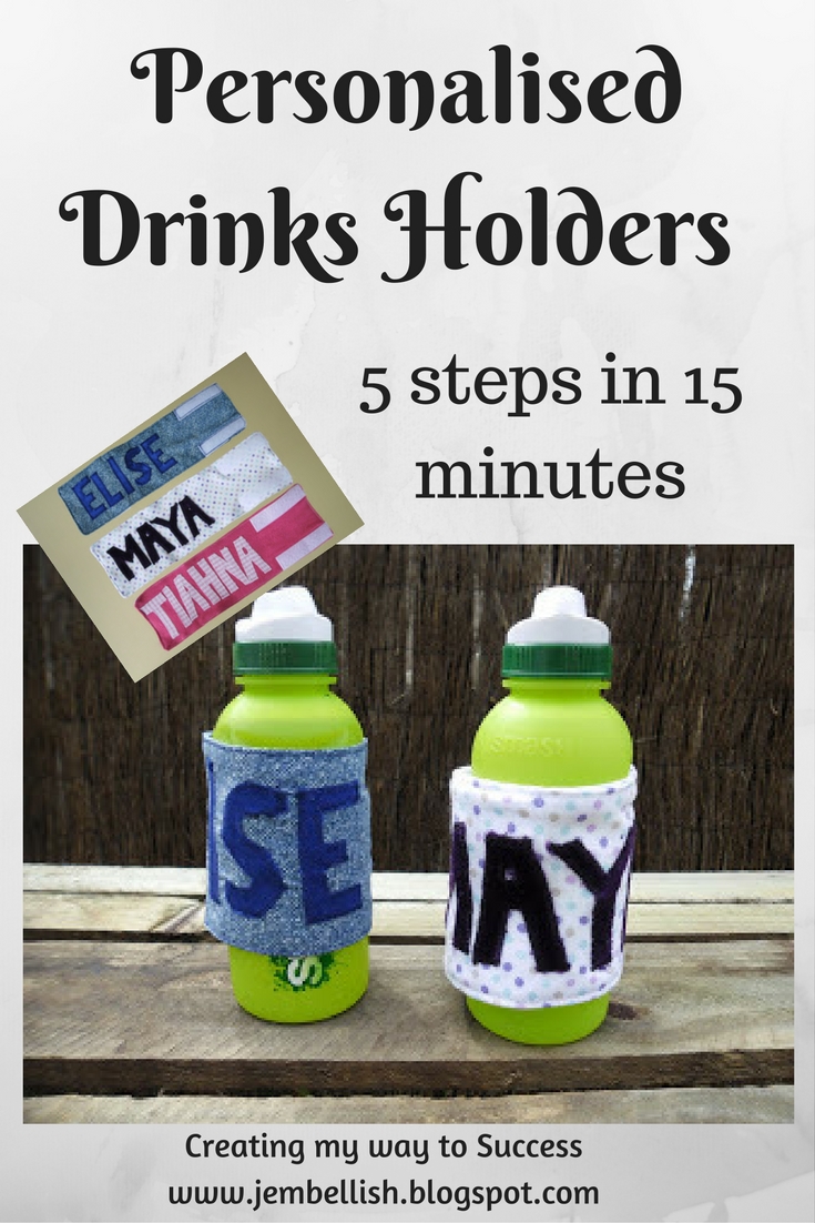 Creating my way to Success How to make a personalised drink holder in