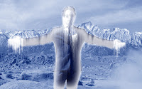 готовое ледяной-чувак железный человек, горы, фотошоп, урок по созданию ледяного человека, пустыня с горами ледяная
