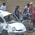 Vídeo: Carro de passeio e motocicleta se chocam e caem em ribanceira na BA-046, próximo a Muniz Ferreira