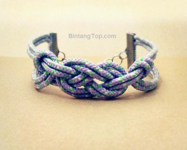 Gelang Simpul Infinity – DIY Gelang dari Tali Kur Gelang Simpul Infinity – DIY Gelang dari Tali Kur
