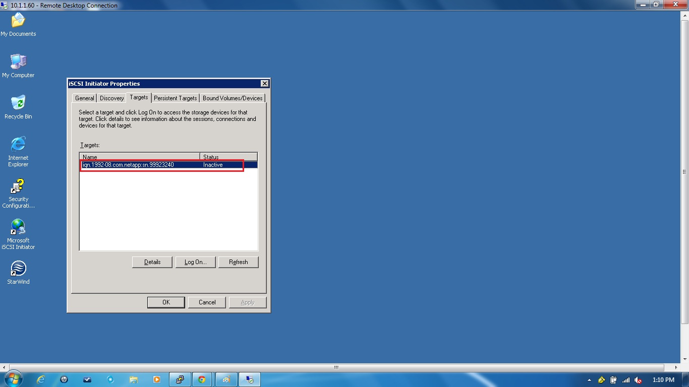 Storage area networks NetApp LUN Setup using Filerview