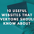 10 Useful Websites Everyone Should Know About