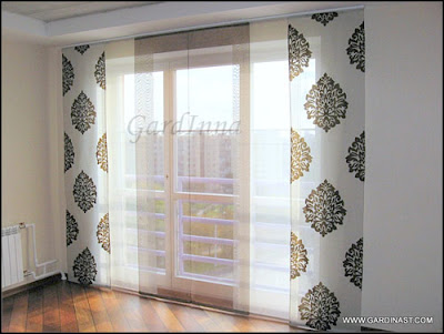 Japanese curtains, Japanese style curtain panels, Japanese door curtains
