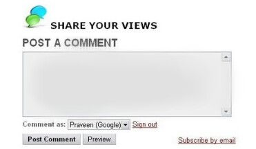 How To Add Comment Box Below Blogger Posts