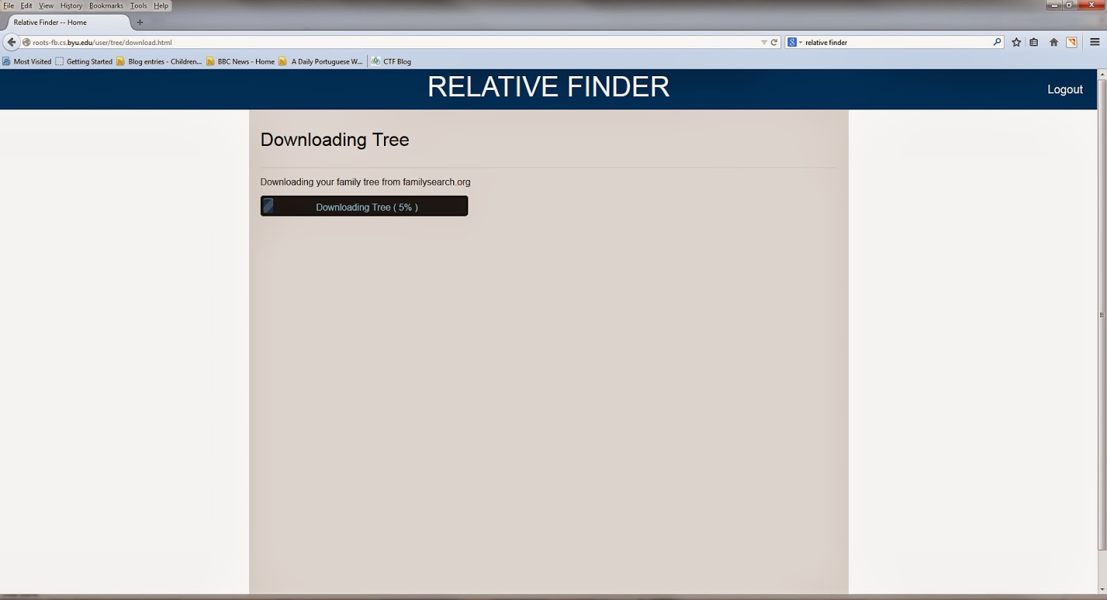 Wisdom of Ancestors - Tidbits of Wisdom: Using Relative Finder - A How