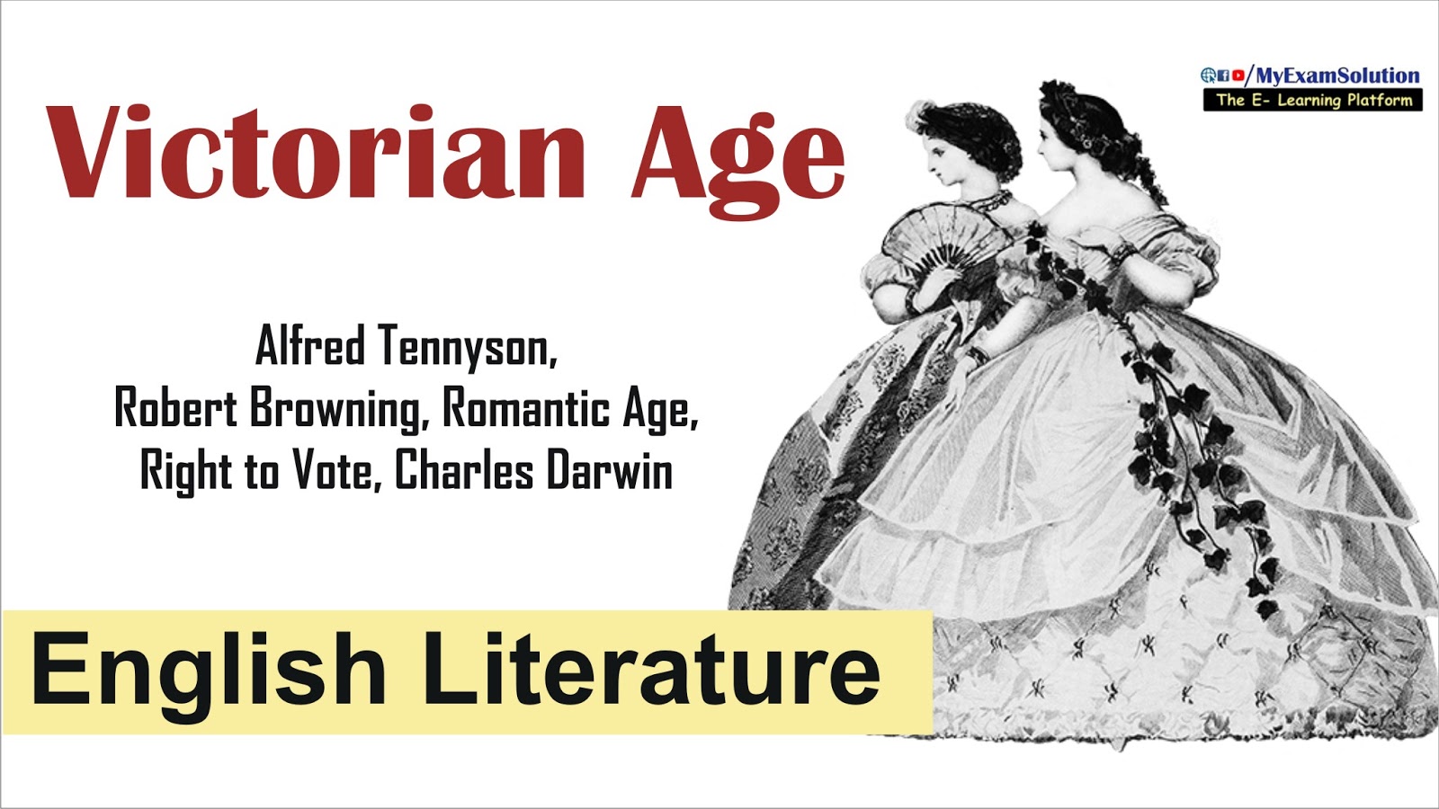 Victorian Age English Literature for UGC NET My Exam Solution