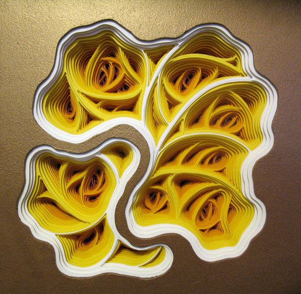 layered paper constructions by charles clary