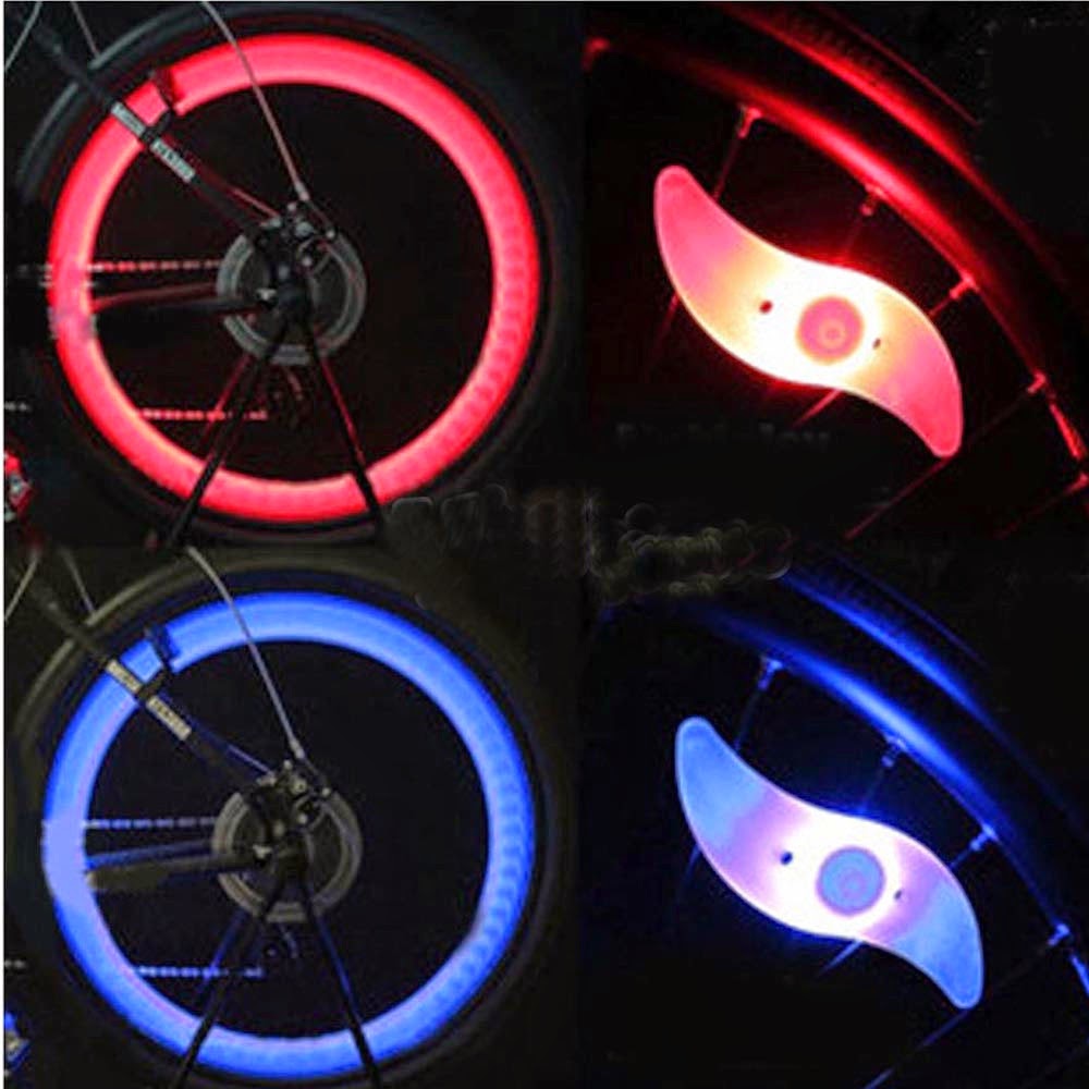 Led Light Up Glow Products : Waterproof Silicone Bicycle LED Spoke Lights