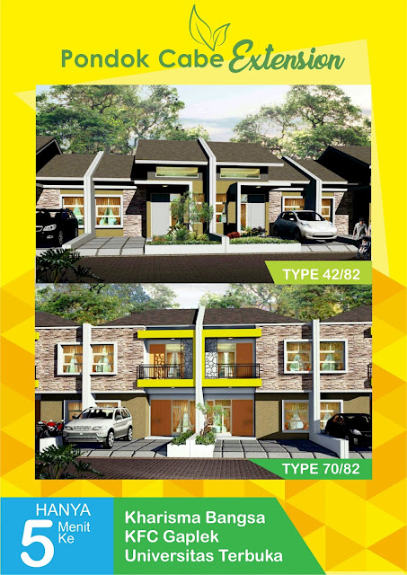 Rumah baru murah dijual di Pondok Cabe www.rumah-hook.com