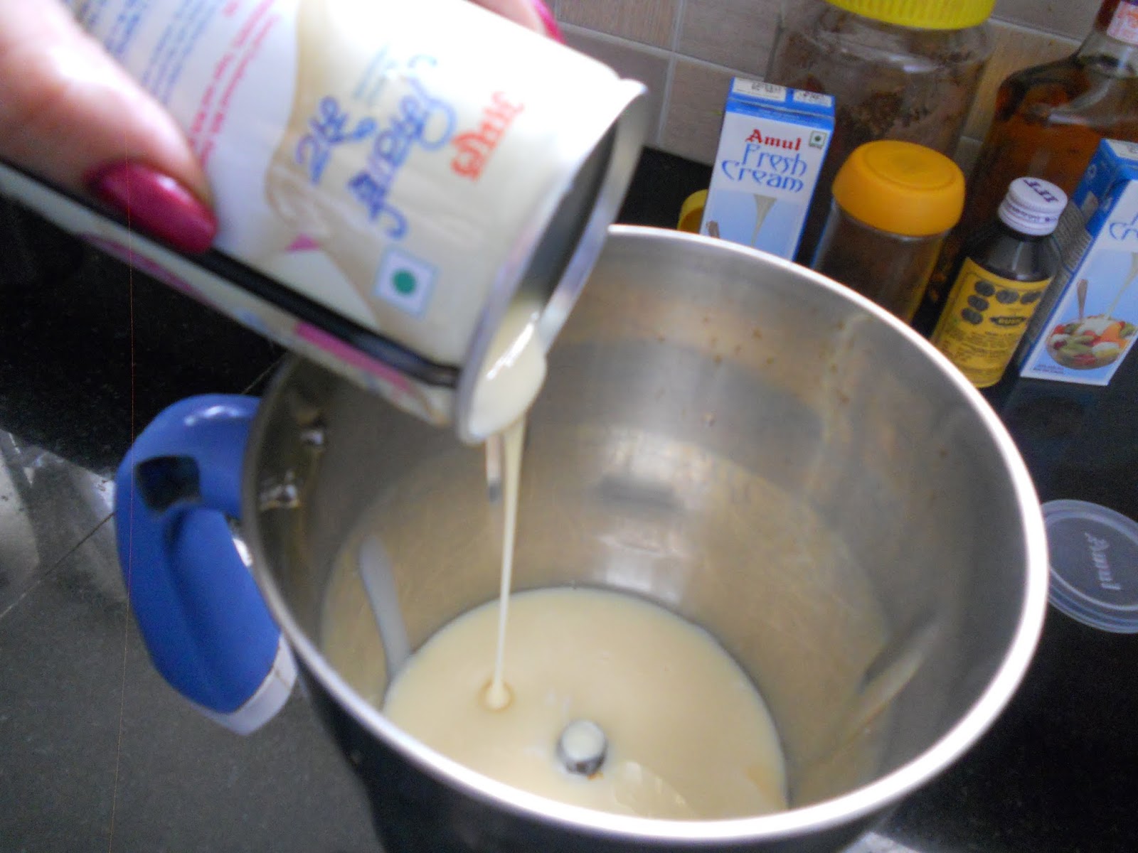 Homemade Irish Cream Liqueur...step by step.