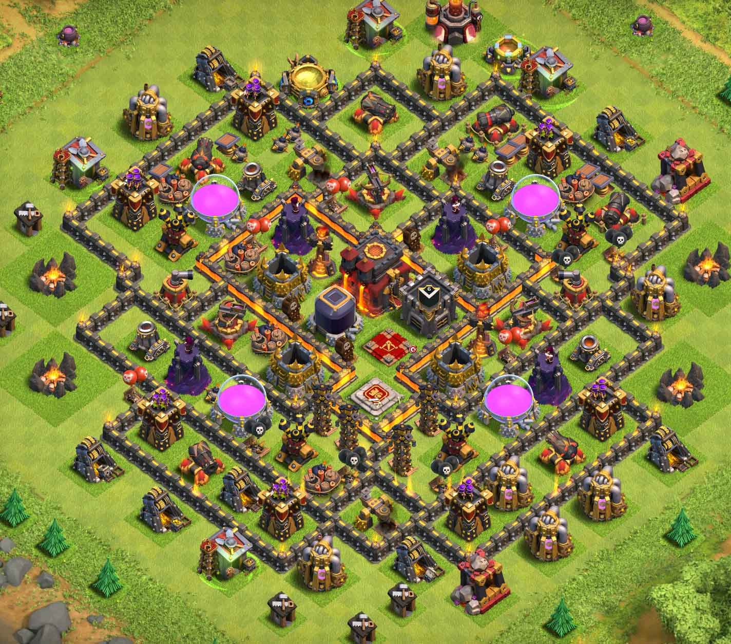 Only Best 12+ Top TH10 Farming Base Designs 2018 Online.