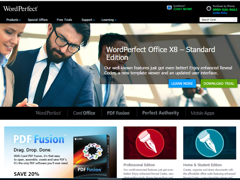 WordPerfect offers PDF editing capability and ePub support WordPerfect also offers PDF editing capability and ePub support