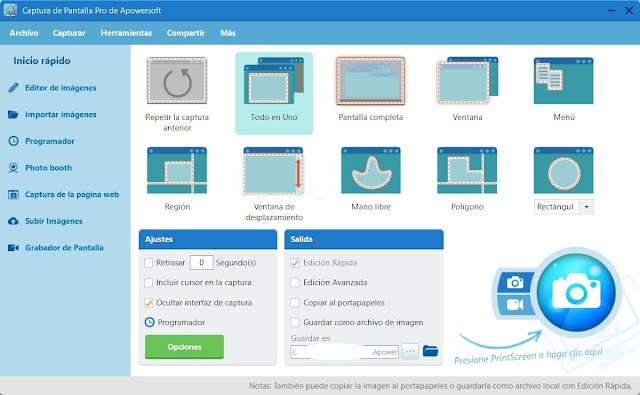 Apowersoft Screen Capture Pro imagenes