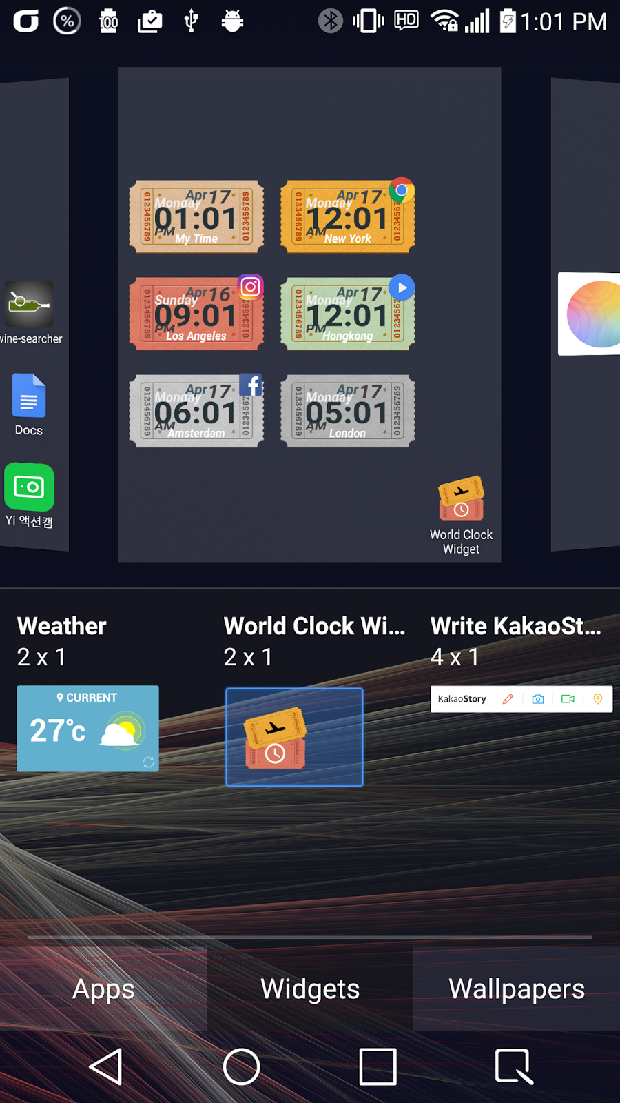 World Clock Widget