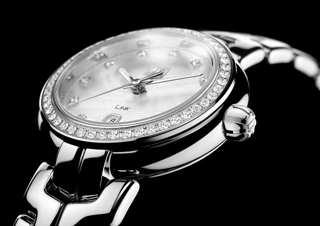Tag Heuer Link Lady Watch close up